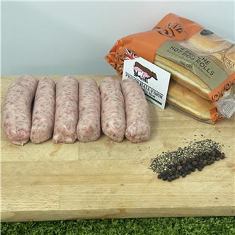 Farmhouse Sausages with Sage (pack of 40)